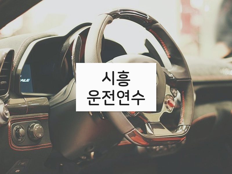 시흥운전연수 후기