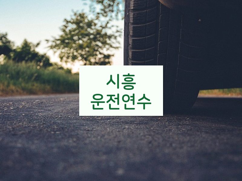 시흥운전연수 후기