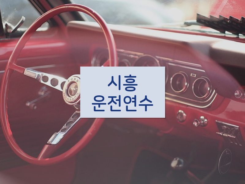 시흥운전연수 후기
