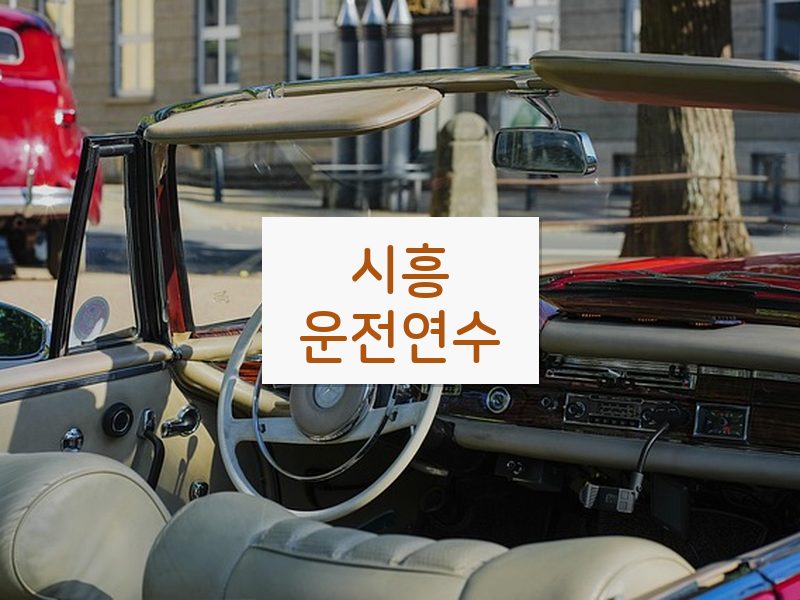 시흥운전연수 후기