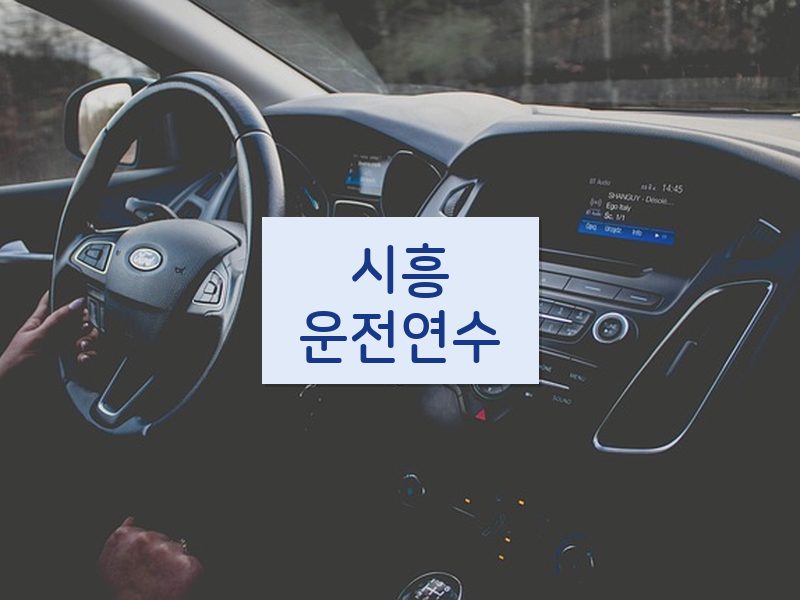 시흥운전연수 후기