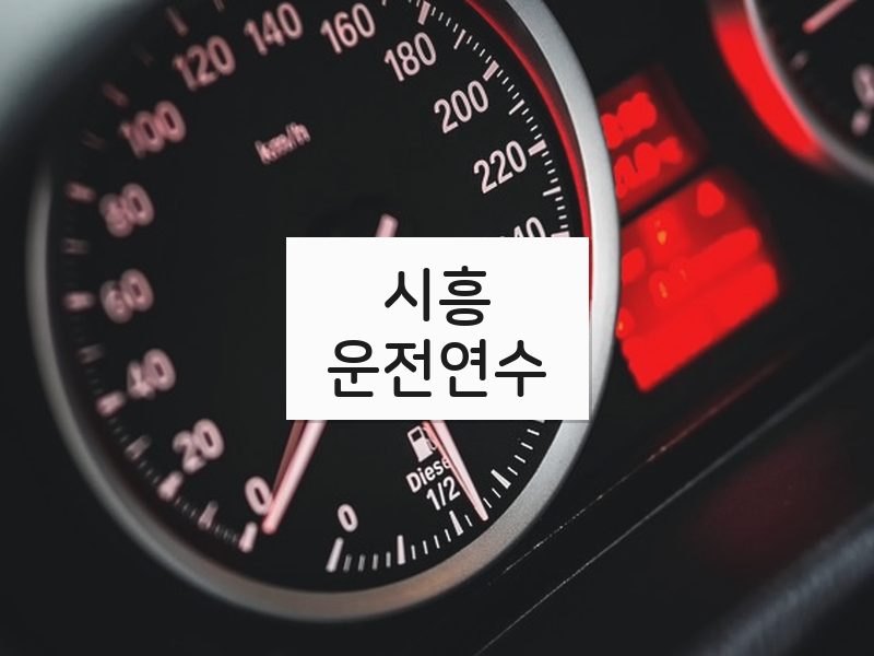 시흥운전연수 후기