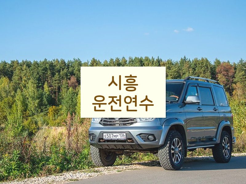 시흥운전연수 후기