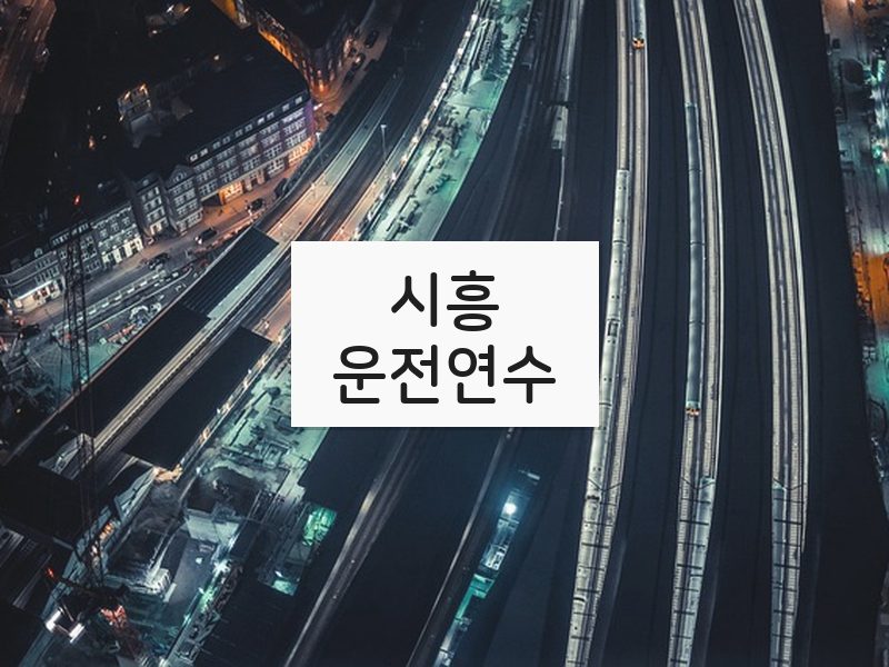 시흥운전연수 후기