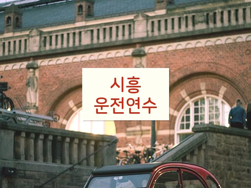 시흥운전연수 후기