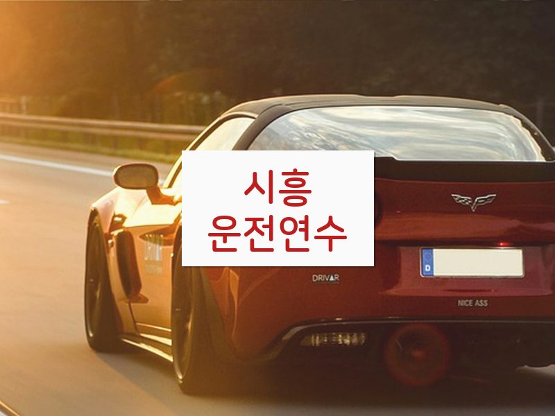 시흥운전연수 후기