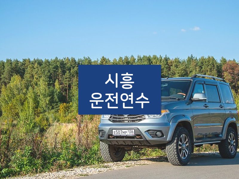 시흥운전연수 후기