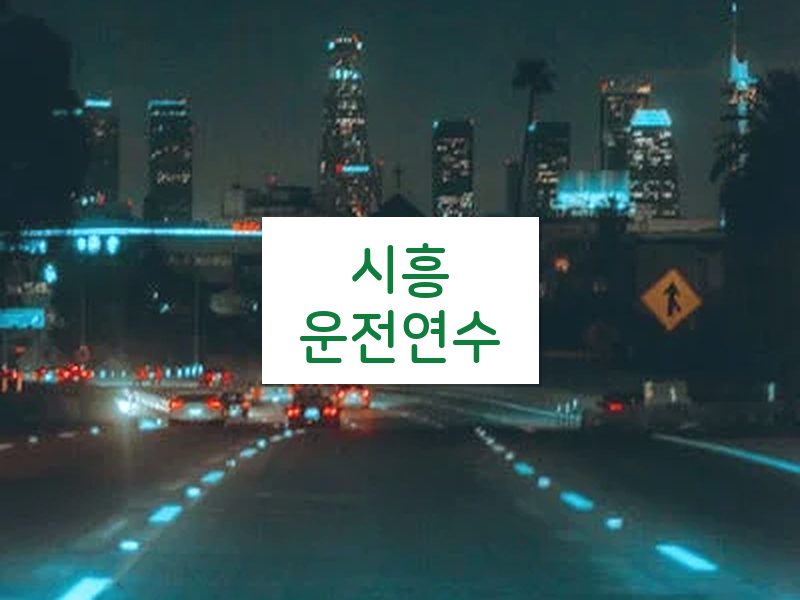 시흥운전연수 후기
