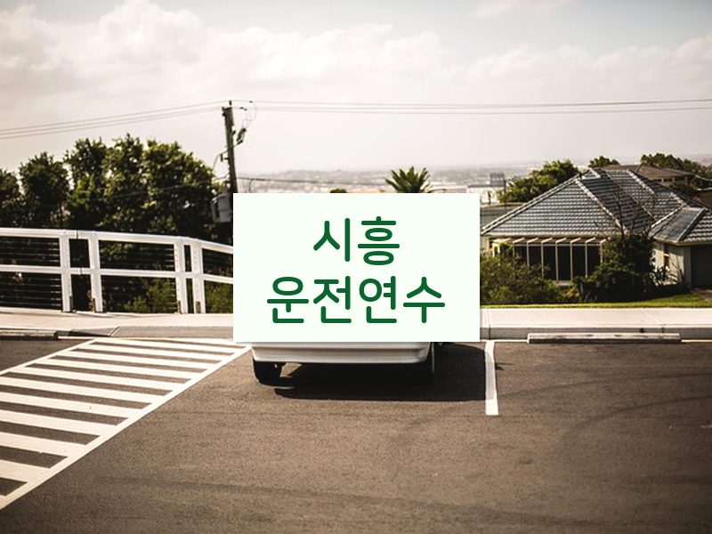 시흥운전연수 후기
