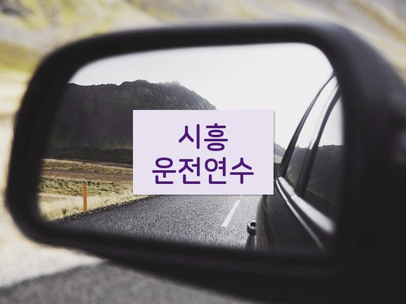 시흥운전연수 후기