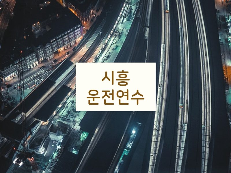 시흥운전연수 후기