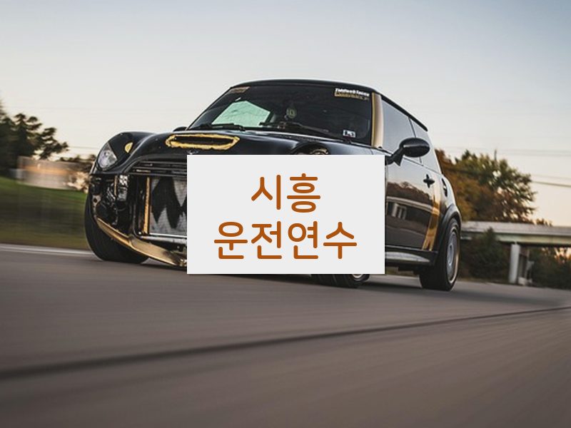 시흥운전연수 후기