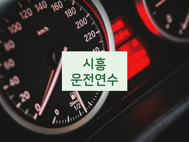 시흥운전연수 후기