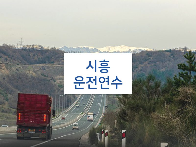 시흥운전연수 후기