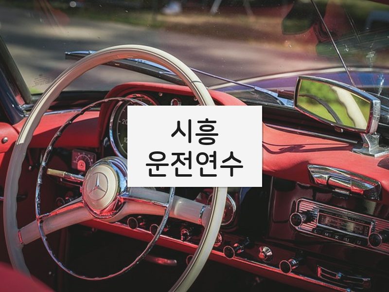 시흥운전연수 후기