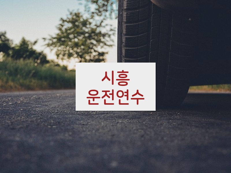 시흥운전연수 후기