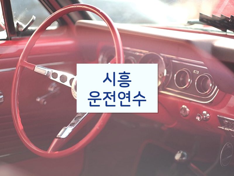 시흥운전연수 후기