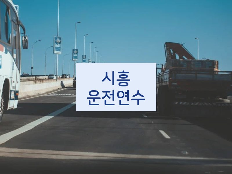 시흥운전연수 후기
