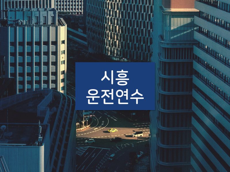 시흥운전연수 후기