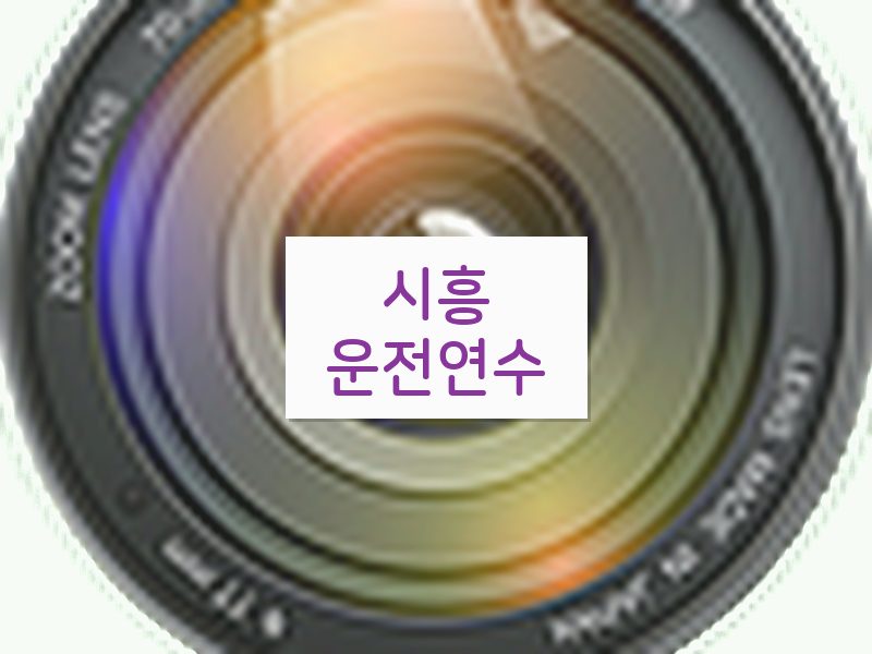 시흥운전연수 후기