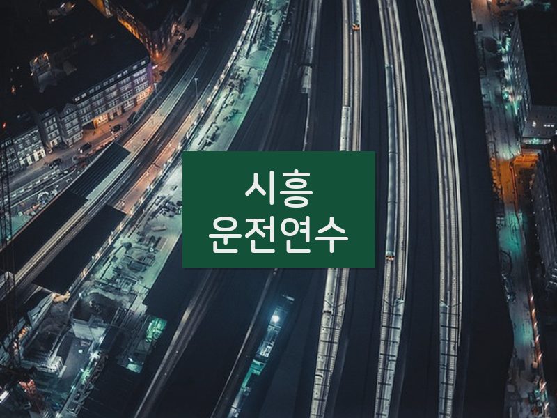 시흥운전연수 후기