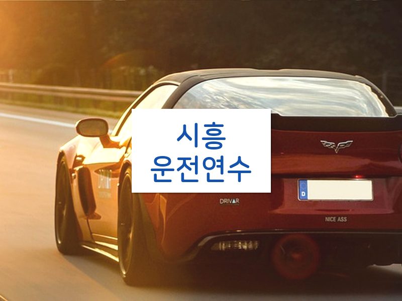시흥운전연수 후기
