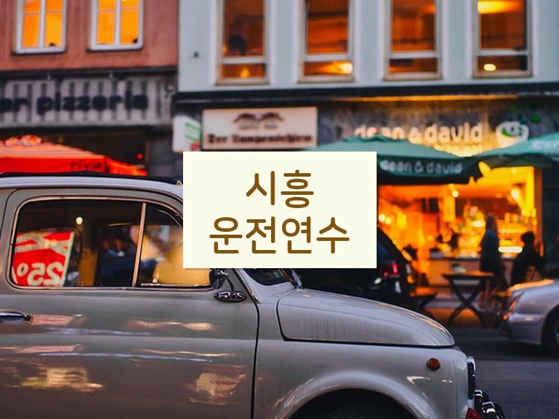 시흥운전연수 후기