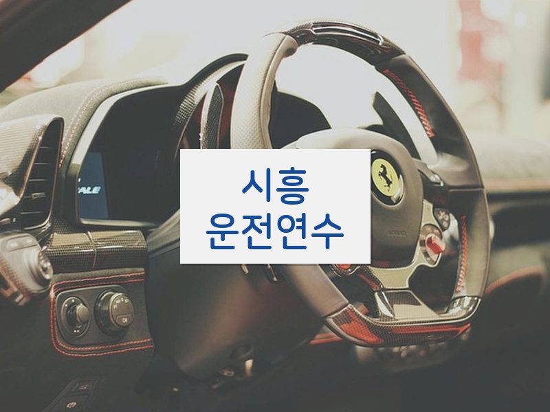시흥운전연수 후기