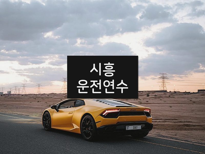 시흥운전연수 후기