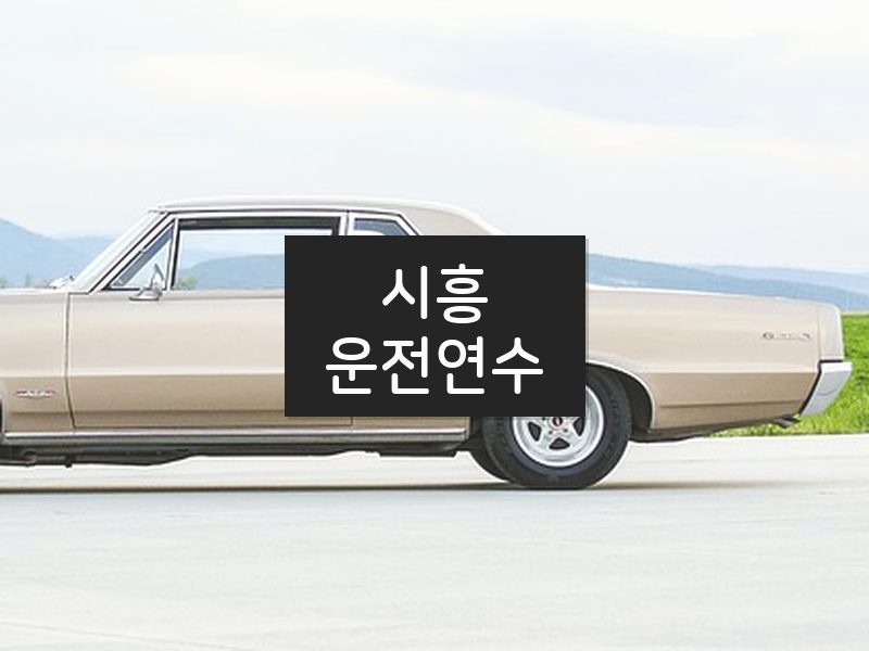 시흥운전연수 후기