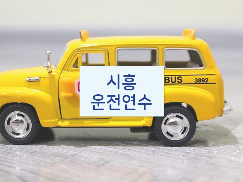 시흥운전연수 후기