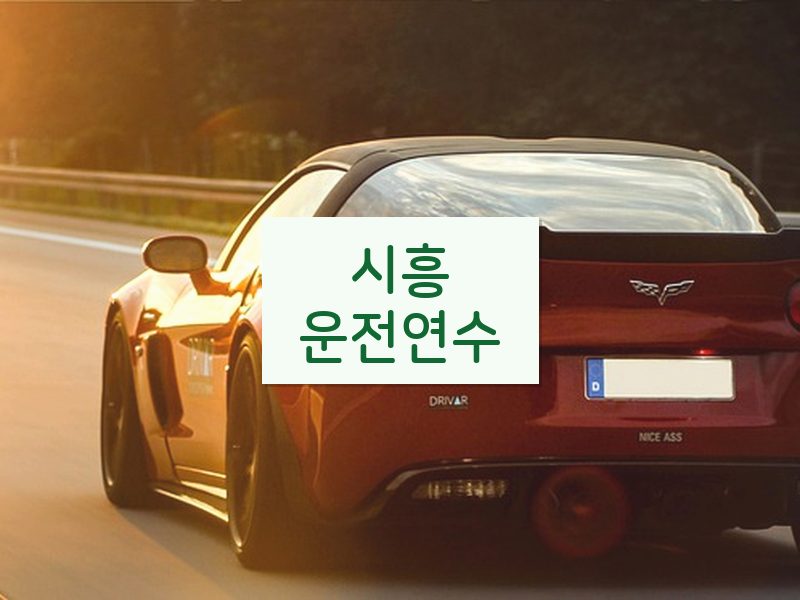 시흥운전연수 후기