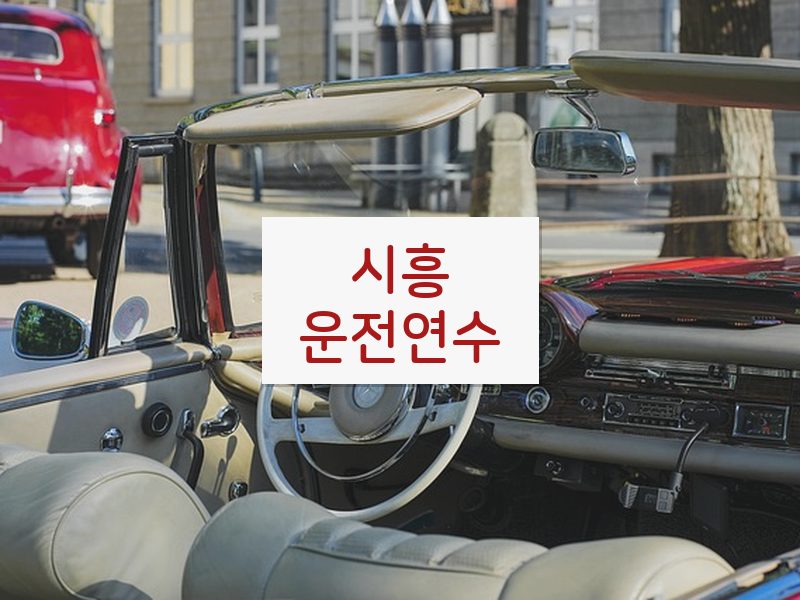 시흥운전연수 후기