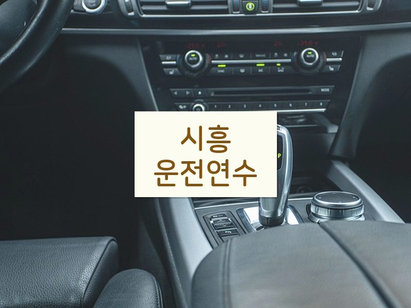 시흥운전연수 후기