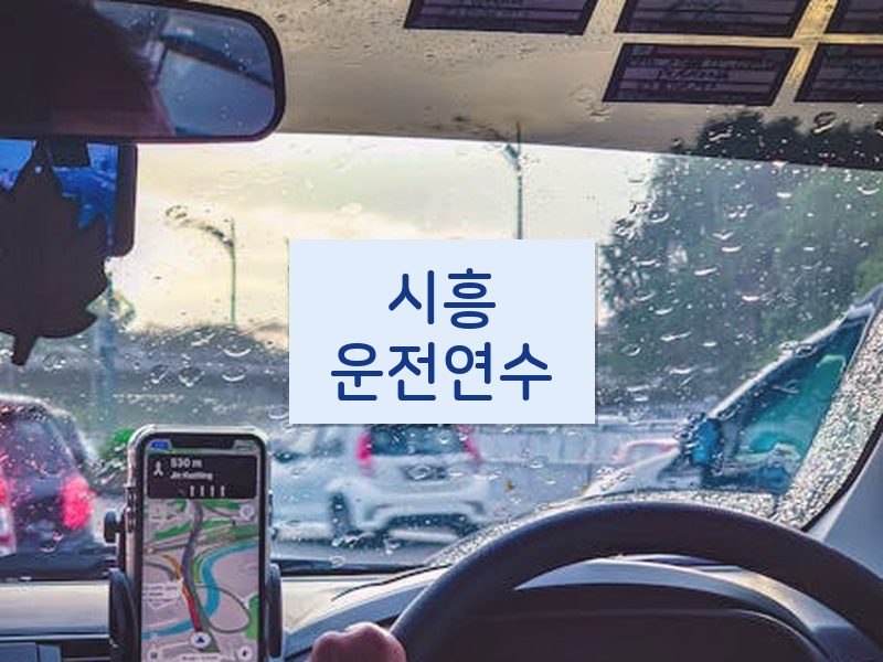 시흥운전연수 후기