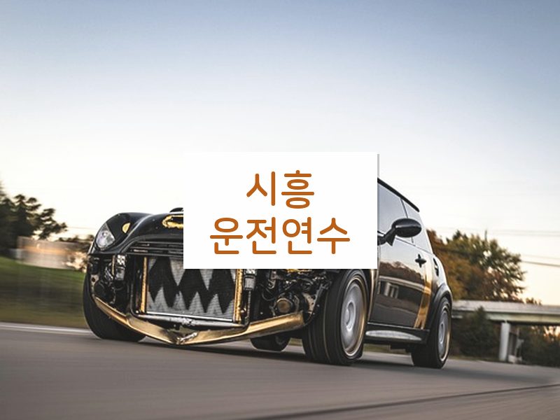 시흥운전연수 후기