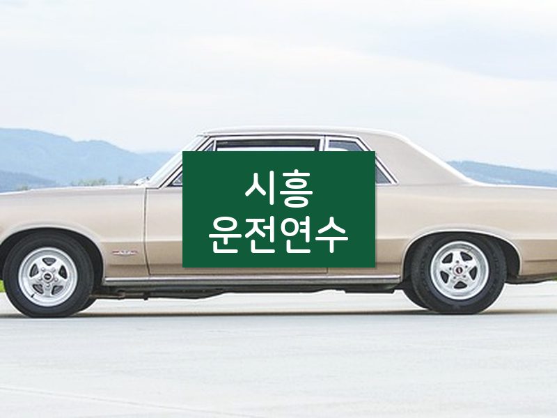 시흥운전연수 후기