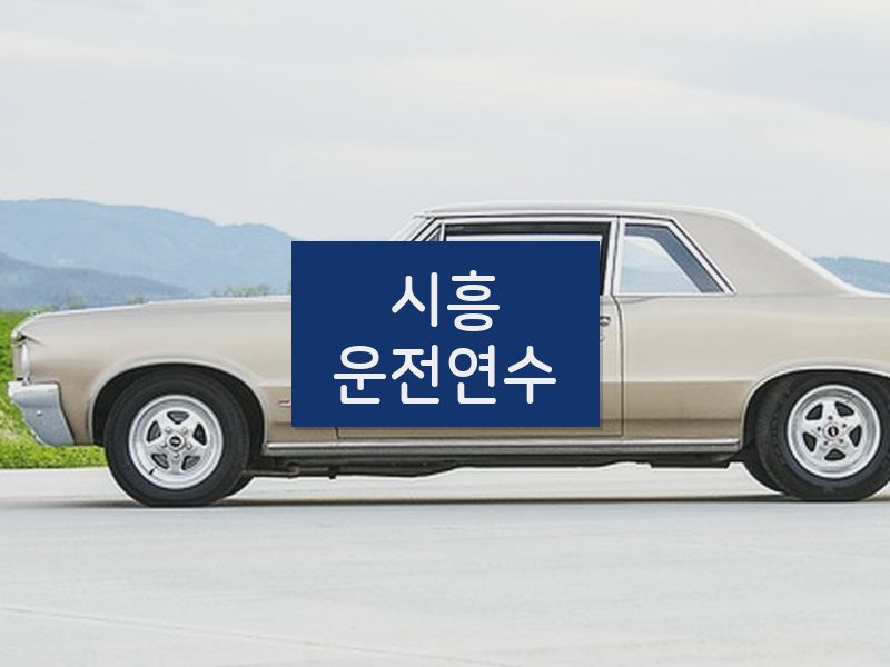 시흥운전연수 후기