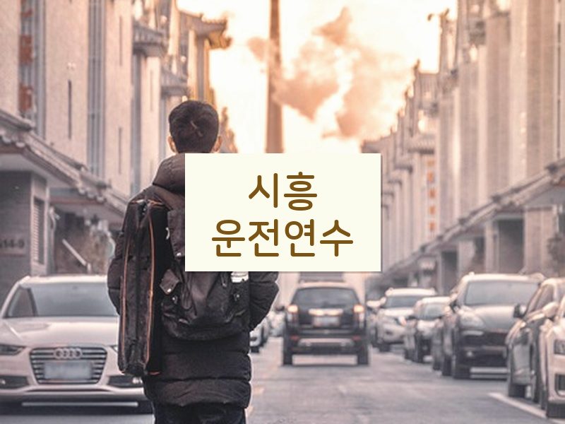 시흥운전연수 후기