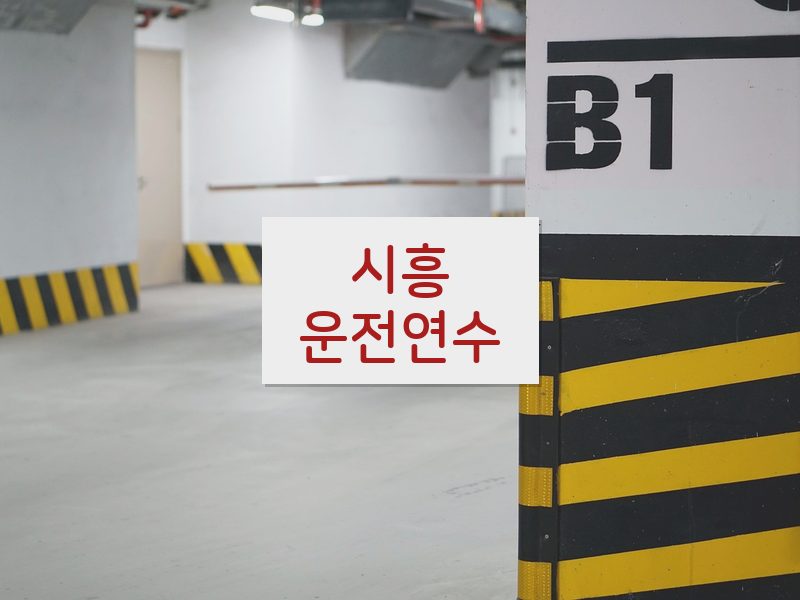 시흥운전연수 후기