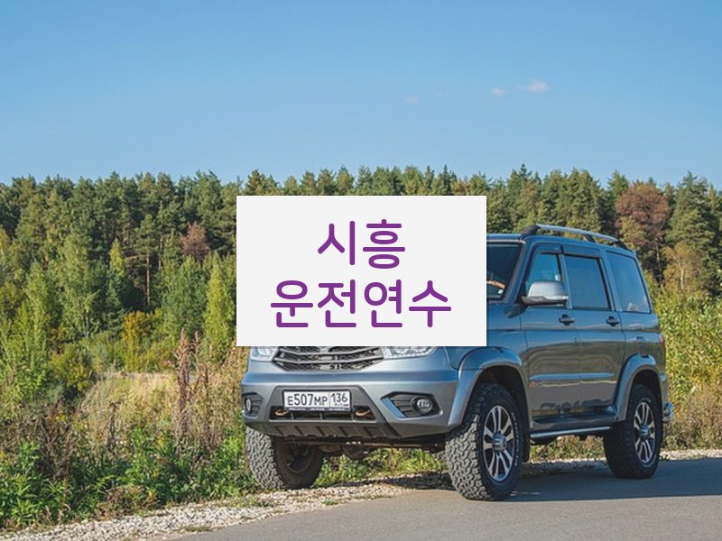 시흥운전연수 후기