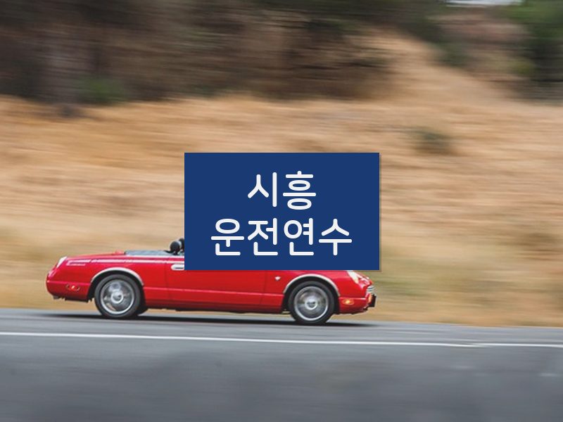 시흥운전연수 후기