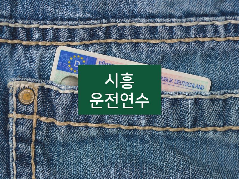 시흥운전연수 후기