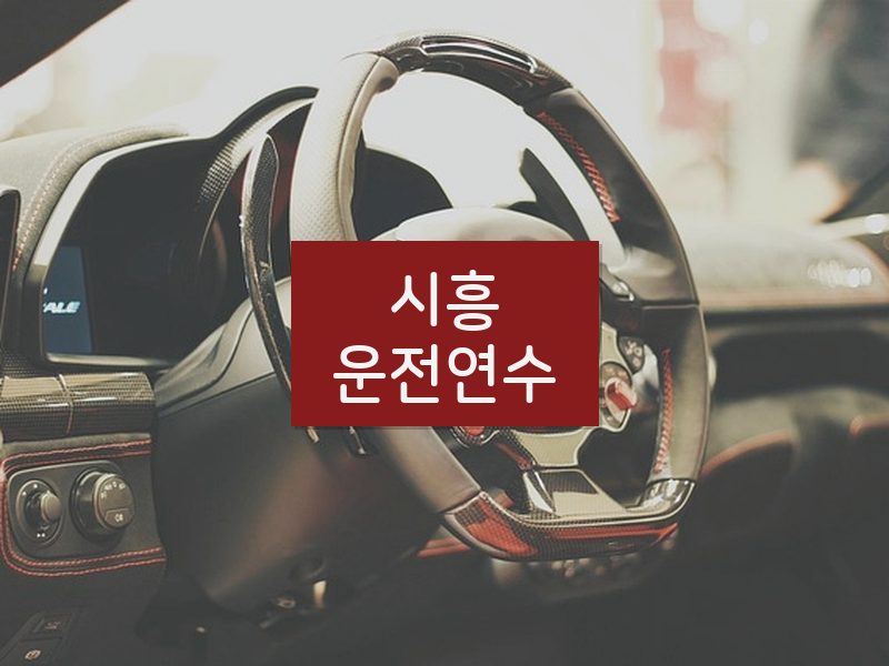 시흥운전연수 후기