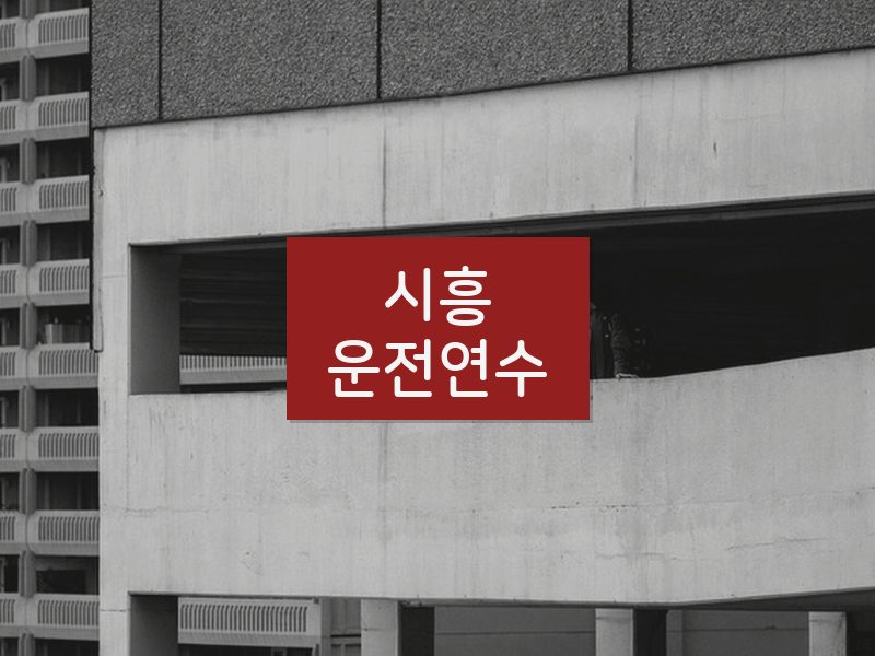 시흥운전연수 후기