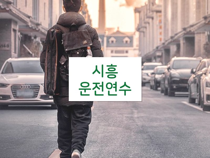 시흥운전연수 후기