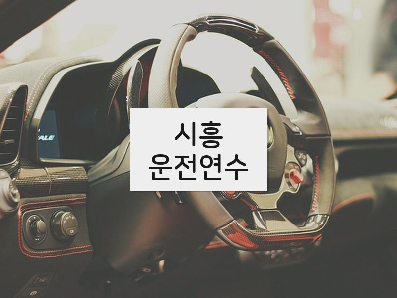 시흥운전연수 후기