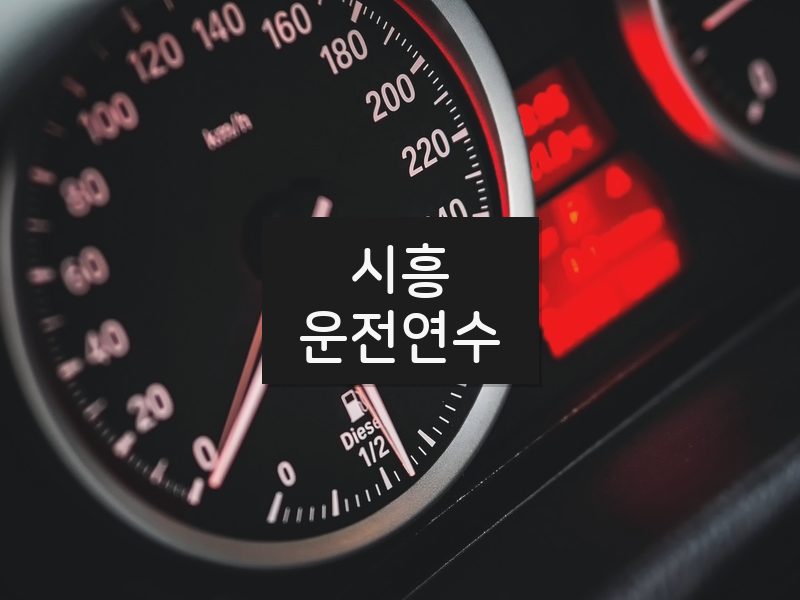 시흥운전연수 후기