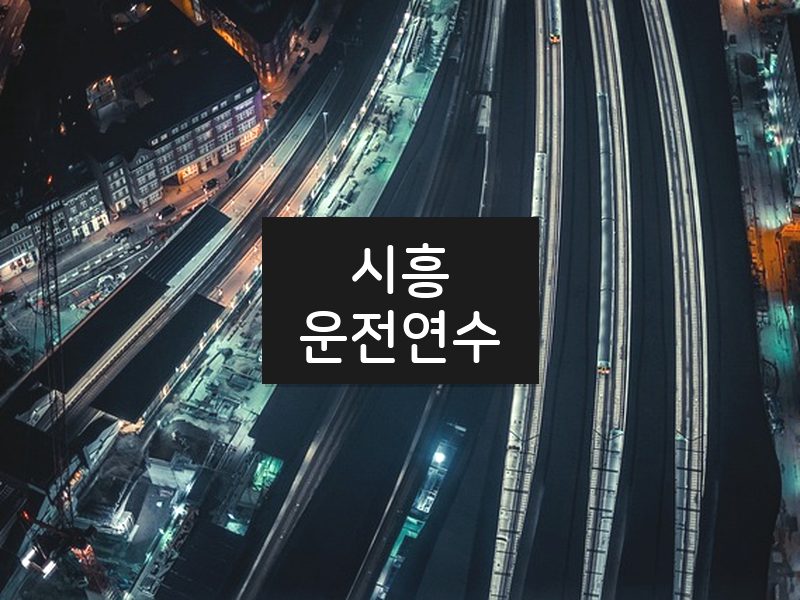 시흥운전연수 후기