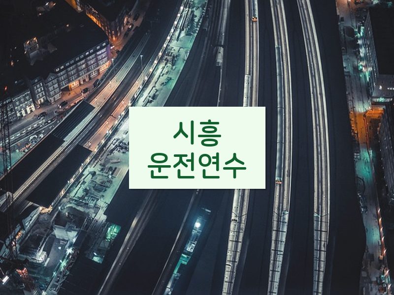 시흥운전연수 후기